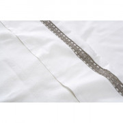 lepedőtakaró - Organic Flower lace grey Organic Flower lace grey lepedőtakaró - Organic Flower lace grey Organic Flower lace grey